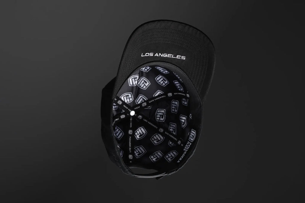 Polvadera PV-001 — Los Angeles — underside — brim embroidery